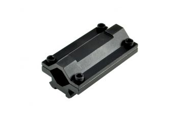 Image of Sniper 5 Slot Tactical Rail Barrel Mount for 0.51 in - 0.78 in, Picatinny / Weaver Rail, Black MBR5S