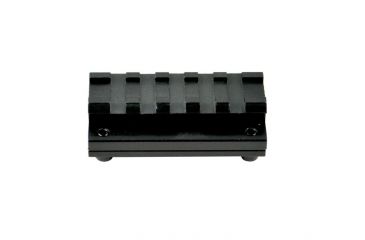 Image of Sniper 5 Slot Tactical Rail Barrel Mount for 0.51 in - 0.78 in, Picatinny / Weaver Rail, Black MBR5S