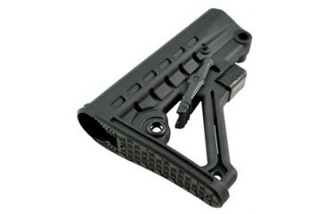 Image of Sniper Advanced Carbine Military Spec. Deluxe Style Collapsible Buttstock, Black, Medium AAST06