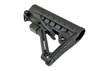 Image of Sniper Advanced Carbine Military Spec. Deluxe Style Collapsible Buttstock, Black, Medium AAST06