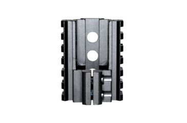 Image of Sniper AR-15 4/15 Tri Rail Barrel Mount for Front Sight Attachment, Picatinny, Aluminum, Matte Black MBRTR