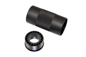 Image of Sniper AR-15 4in Pistol Tubular / Round Forend Handguard, 6061-T6 Aluminum, .223/5.56, Mid-Length, Matte Black MFFAR4