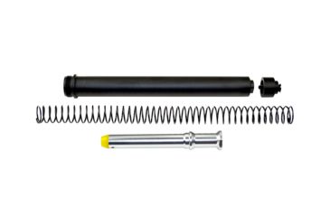 Image of Sniper AR-15 A2 Rifle Buffer Tube Kit, Receiver Extension Tube, Recoil Buffer, Buffer Spring, Buttstock Spacer, Buttstock Screw, Black/Silver AS5P04, EDEMO1