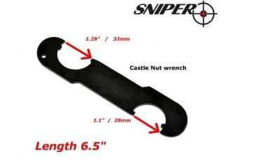 Image of Sniper AR-15 STOCK COMBO WRENCH TOOL, Black, 16cm x 4cm x 0.3cm ARTL03