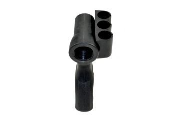 Image of Sniper AR-15 Style Stock Adapter w/ Pistol Grip Integrated 3 Shotgun Ammo Holder, Black, For Remington 870 GP21