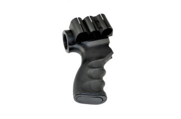 Image of Sniper AR-15 Style Stock Adapter w/ Pistol Grip Integrated 3 Shotgun Ammo Holder, Black, For Remington 870 GP21
