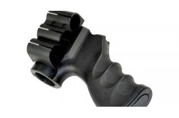 Image of Sniper AR-15 Style Stock Adapter w/ Pistol Grip Integrated 3 Shotgun Ammo Holder, Black, For Remington 870 GP21