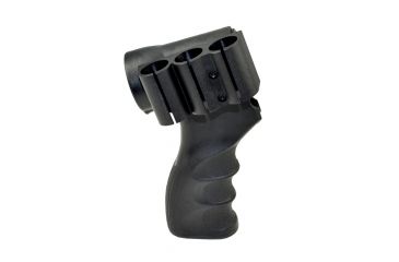 Image of Sniper AR-15 Style Stock Adapter w/ Pistol Grip Integrated 3 Shotgun Ammo Holder, Black, For Remington 870 GP21