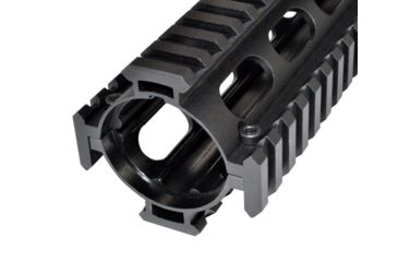 Image of Sniper AR .308 2 Piece Drop-In Quad Rail Handguard, 8.75in, Round End Cap, DPMS Low Profile Pattern, Mid-Length, Black M38ML-A