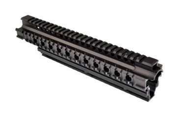 Image of Sniper AR Style 2 Piece Front End Rail Length, FN/FAL Tri Rail Handguard, Black, Large MHGQF