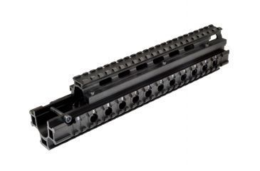 Image of Sniper AR Style 2 Piece Front End Rail Length, FN/FAL Tri Rail Handguard, Black, Large MHGQF