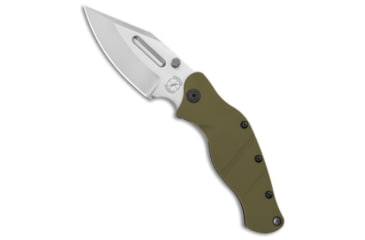 Image of Sniper Bladeworks Sniper Bladeworks LPC Frame Lock Knife OD Green G-10/SW Ti 3.5" Satin, OD Green, CPM S35VN, adult, BHQ-143896
