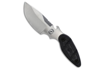 Image of Sniper Bladeworks Sniper Bladeworks Skinner Fixed Blade Knife Black Canvas Micarta 4.3&quot; Satin, Black, SUJ2, adult, BHQ-201164