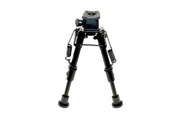 Image of Sniper Compact Precision Bipod w/ Spring Loaded Legs, Black, Adjustable Height 6.2 - 8.7 in BP07