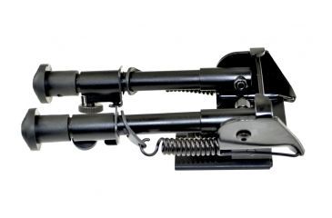 Image of Sniper Compact Precision Bipod w/ Spring Loaded Legs, Black, Adjustable Height 6.2 - 8.7 in BP07