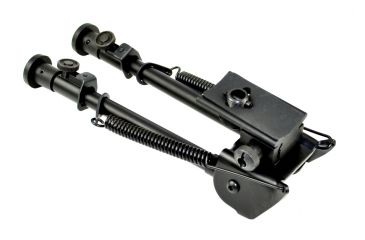 Image of Sniper Compact Precision Bipod w/ Spring Loaded Legs, Black, Adjustable Height 8 - 12.5 in BP08