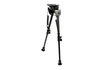 Image of Sniper Compact Precision Bipod w/ Spring Loaded Legs, Black, Adjustable Height 8 - 12.5 in BP08