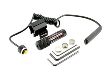 Image of Sniper Compact Tactical Adjustable Red Laser Sight, Black, Small LSR01