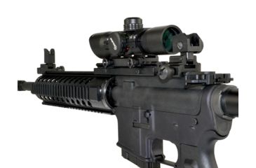 Image of Sniper Top Mounted Deployable Front and Rear Sight, Handguard Level Height, Black, MFLFS02+MFLRS01