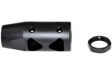 Image of Sniper Grunt .223/5.56 Competition Grade Muzzle Brake, AR-15, 1/2x28, Steel, Black, MZ-10-01-B