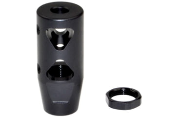 Image of Sniper Grunt .223/5.56 Competition Grade Muzzle Brake, AR-15, 1/2x28, Steel, Black, MZ-10-01-B