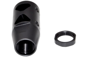 Image of Sniper Grunt .223/5.56 Competition Grade Muzzle Brake, AR-15, 1/2x28, Steel, Black, MZ-10-01-B