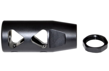 Image of Sniper Grunt .223/5.56 Competition Grade Muzzle Brake, AR-15, 1/2x28, Steel, Black, MZ-10-01-B