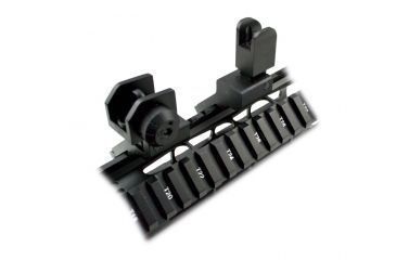 Image of Sniper Top Mounted Deployable Front and Rear Sight for Picatinny, Black, MAFRS