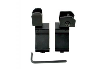 Image of Sniper Top Mounted Deployable Front and Rear Sight for Picatinny, Black, MAFRS