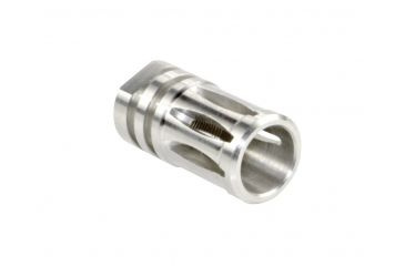 Image of Sniper Steel Muzzle Brake, for .223 1/2 in x28, Stainless, small ASMZ34