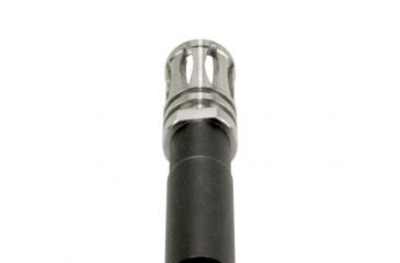 Image of Sniper Steel Muzzle Brake, for .223 1/2 in x28, Stainless, small ASMZ34