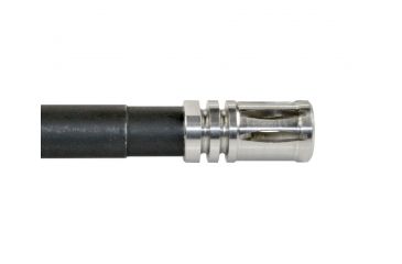 Image of Sniper Steel Muzzle Brake, for .223 1/2 in x28, Stainless, small ASMZ34