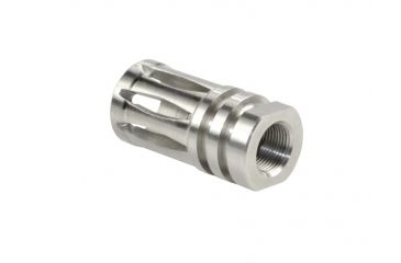 Image of Sniper Steel Muzzle Brake, for .223 1/2 in x28, Stainless, small ASMZ34