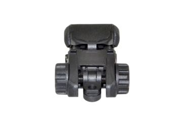 Image of Sniper Tactical Smart Rear Flip Up, Push Down, Dual Aperture, Polymer, Black MFLRS05