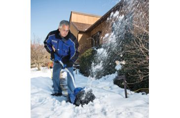 Image of Snow Joe 11-Inch 10-Amp Electric Snow Shovel with Light, Blue 324E