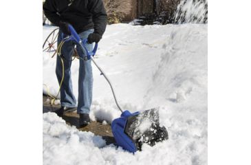 Image of Snow Joe 13 in. Electric Snow Shovel w/ Cover - 10A, Blue 323E-PRO-SJB