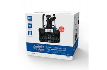 Image of Snow Joe 18-Inch 13.5-Amp Electric Snow Thrower w/ Light, Blue SJ621