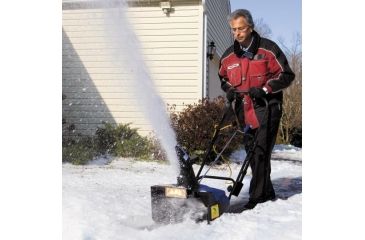 Image of Snow Joe 18-Inch 15-Amp Electric Snow Thrower w/ Light, Blue SJ623E