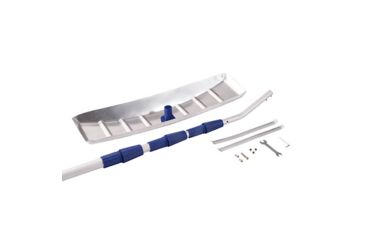 Image of Snow Joe Roofer Joe 21-Foot Twist-N-Lock Telescoping Snow Shovel Aluminum Roof Rake, Blue RJ205M