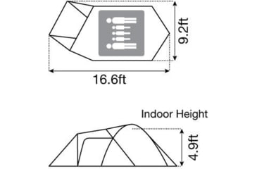 Image of Snow Amenity Dome Medium in Ivory, 4-Person, SDE-001-IV-US