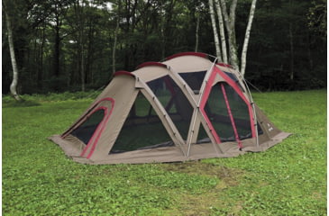 Image of Snow Peak Living Shell Long Pro Shelter, 6-Person, Brown, TP-660