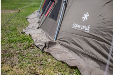 Image of Snow Peak Living Shell Long Pro Shelter, 6-Person, Brown, TP-660