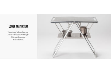 Image of Snow Peak Takibi My Table, 15in, Stainless Steel, LV-039