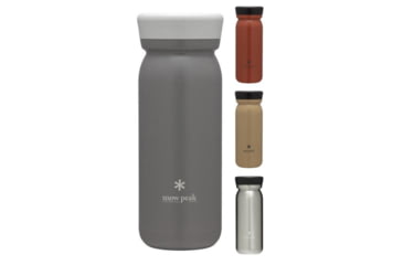 Image of Snow Peak Stainless Vacuum Bottle MILK 500, Ash, Red Clay, Sand, Stainless Steel