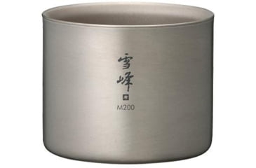 Image of Snow Peak Ti-Double Stackable Mug, Titanium, 200ML, TW-128