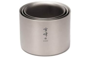 Image of Snow Peak Ti-Double Stackable Mug, Titanium, 200ML, TW-128