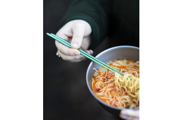 Image of Snow Peak Anodized Titanium Chopsticks, Green, SCT-115-GR