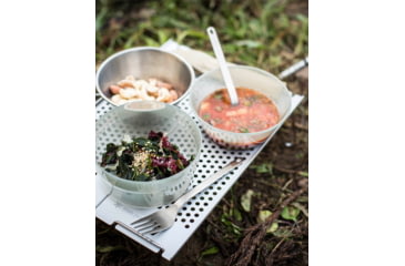 Image of Snow Peak Titanium Fork &amp; Spoon Set, Silver, SCT-002