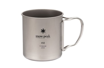 Image of Snow Peak Titanium Single Wall Cup Mug, 450, MG-143