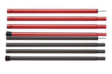 Image of Snow Peak Wing Pole, Red, Silver